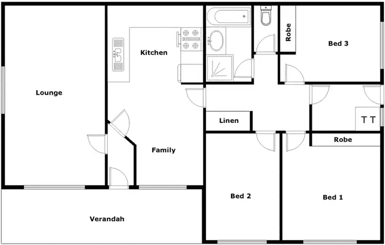 Floorplan of Homely house listing, 72 Ern Florence Crescent, Theodore ACT 2905