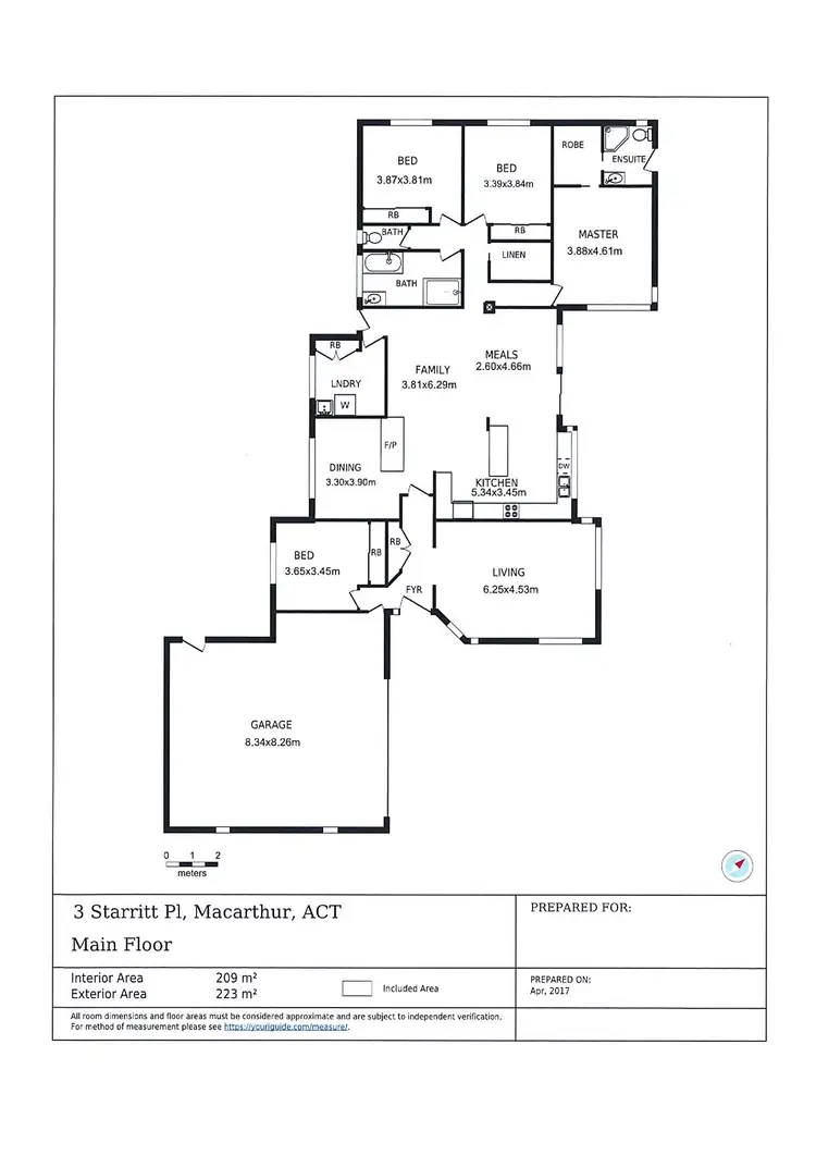 Floorplan of Homely house listing, 3 Starritt Place, Macarthur ACT 2904