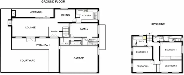 Floorplan of Homely house listing, 1 Anningie Place, Hawker ACT 2614