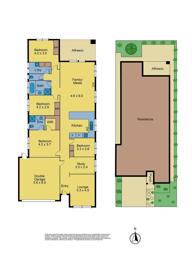 Floorplan of Homely house listing, 12 Dalziel Drive, Mernda VIC 3754