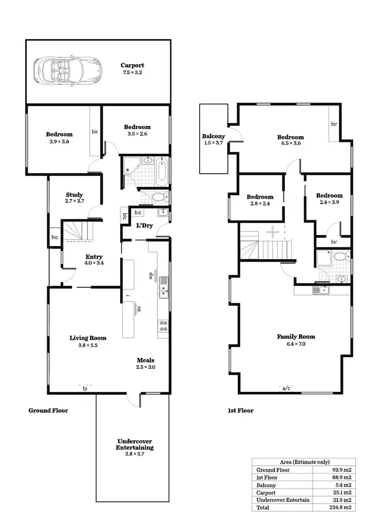 Floorplan of Homely house listing, 1 Woodland Close, Aldgate SA 5154