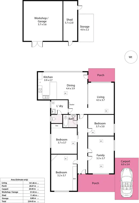 Floorplan of Homely house listing, 5 Young Street, Burnside SA 5066