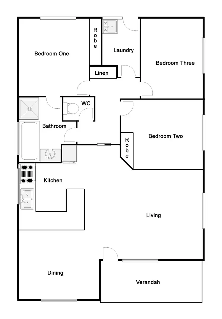 Floorplan of Homely house listing, 2 Littler Place, Banks ACT 2906