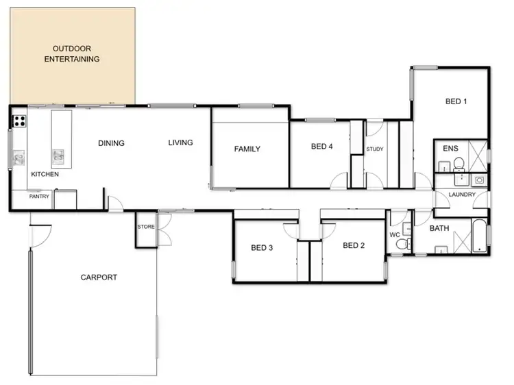 Floorplan of Homely house listing, 69 Percy Begg Circuit, Dunlop ACT 2615
