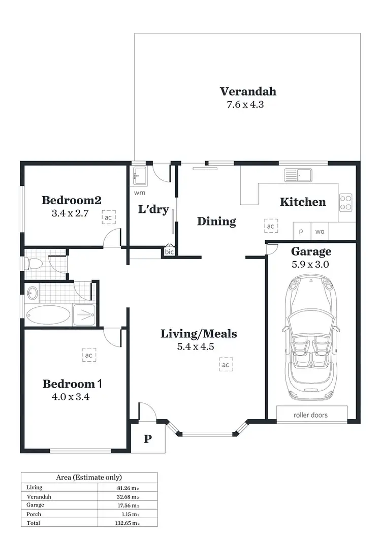 Floorplan of Homely house listing, 12/440 Grange Road, Fulham Gardens SA 5024