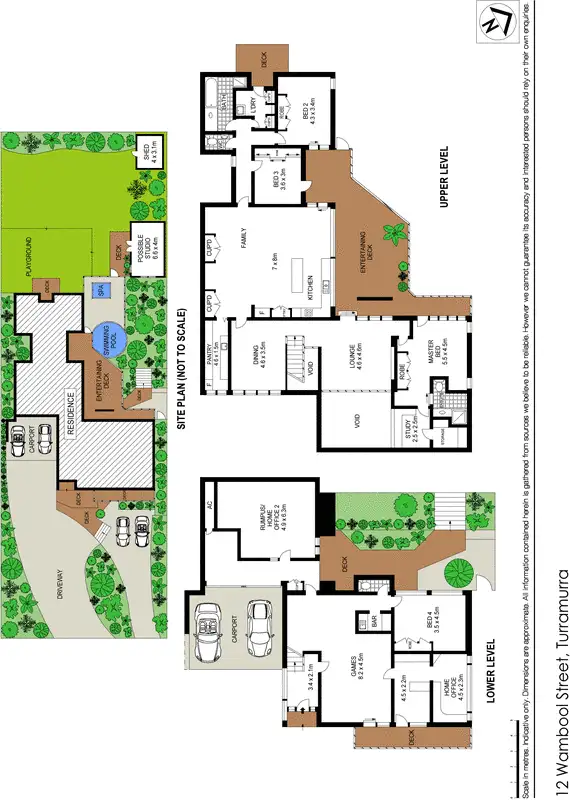 Floorplan of Homely house listing, 12 Wambool Street, Turramurra NSW 2074