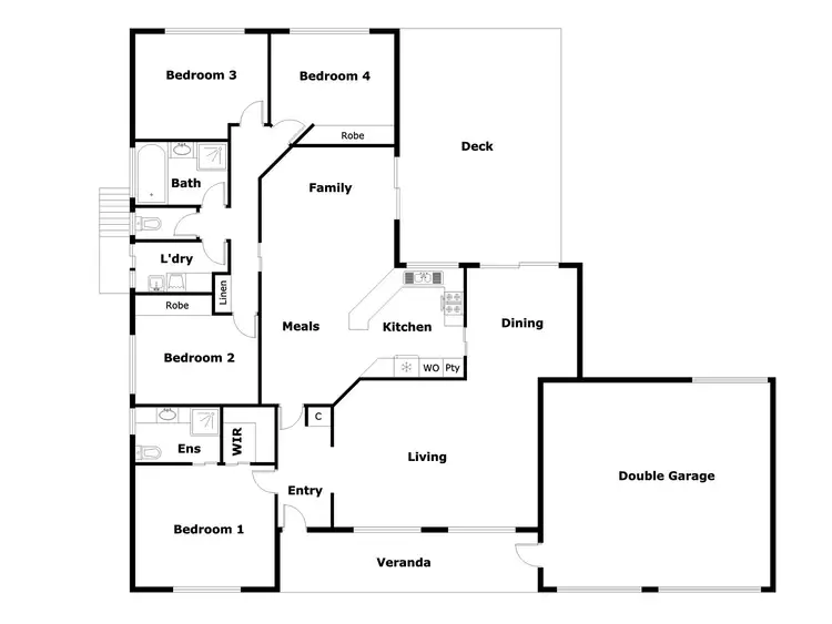 Floorplan of Homely house listing, 13 Zox Circuit, Calwell ACT 2905