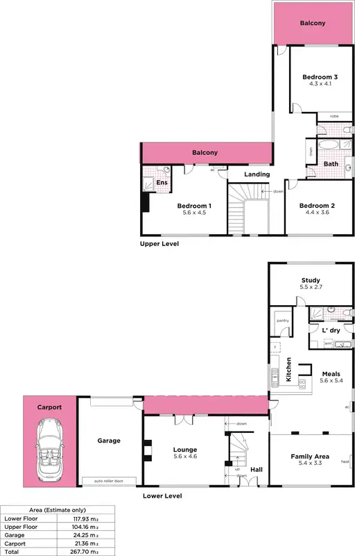 Floorplan of Homely house listing, 6 Bexley Court, Vista SA 5091