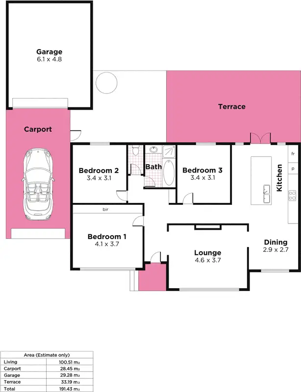 Floorplan of Homely house listing, 24 Newland Avenue, Marino SA 5049