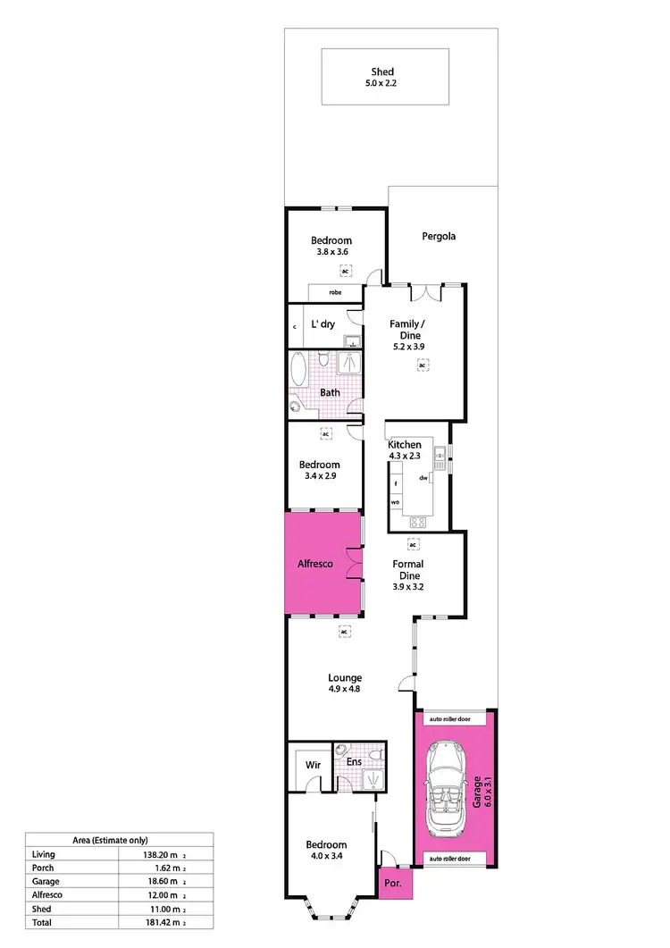 Floorplan of Homely house listing, 26B Kitchener Street, Netherby SA 5062