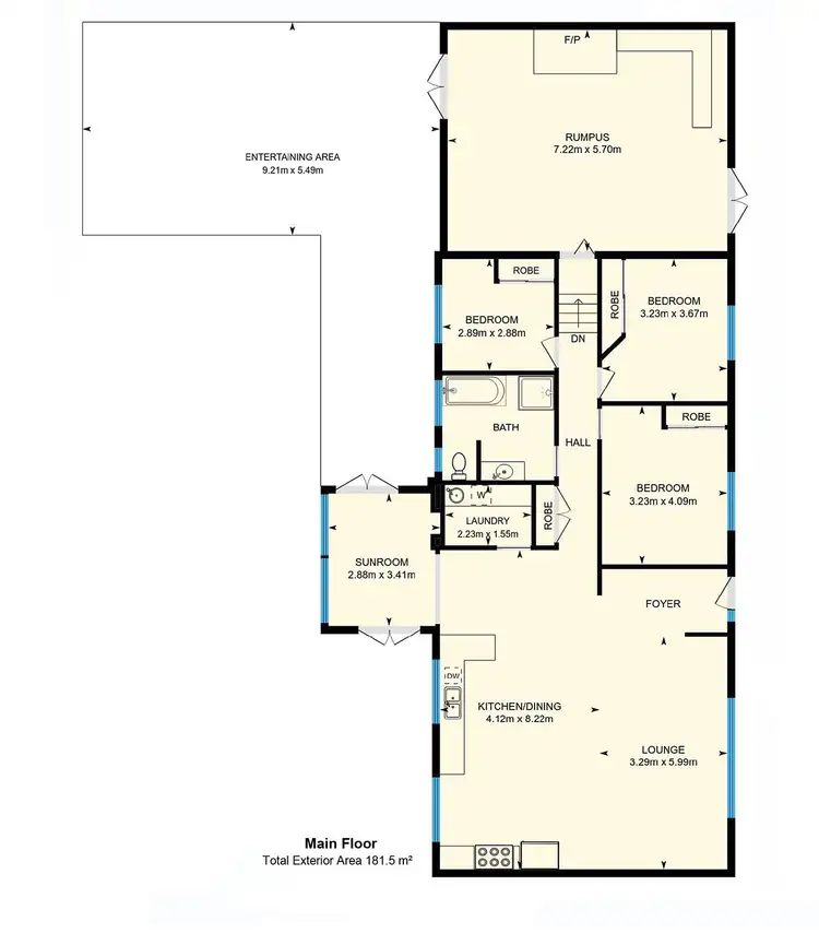 Floorplan of Homely house listing, 2 Lavan Place, Evatt ACT 2617