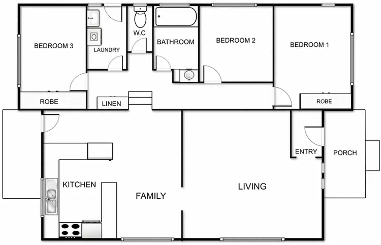 Floorplan of Homely house listing, 3 Cooney Court, Charnwood ACT 2615
