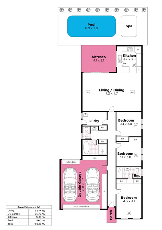 Floorplan of Homely house listing, 22a Silvermere Avenue, Paradise SA 5075