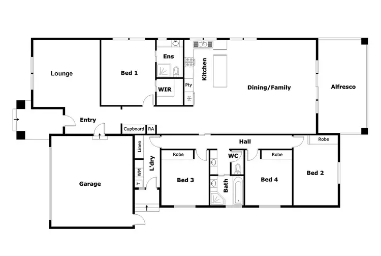 Floorplan of Homely house listing, 10 Keewong Street, Crace ACT 2911