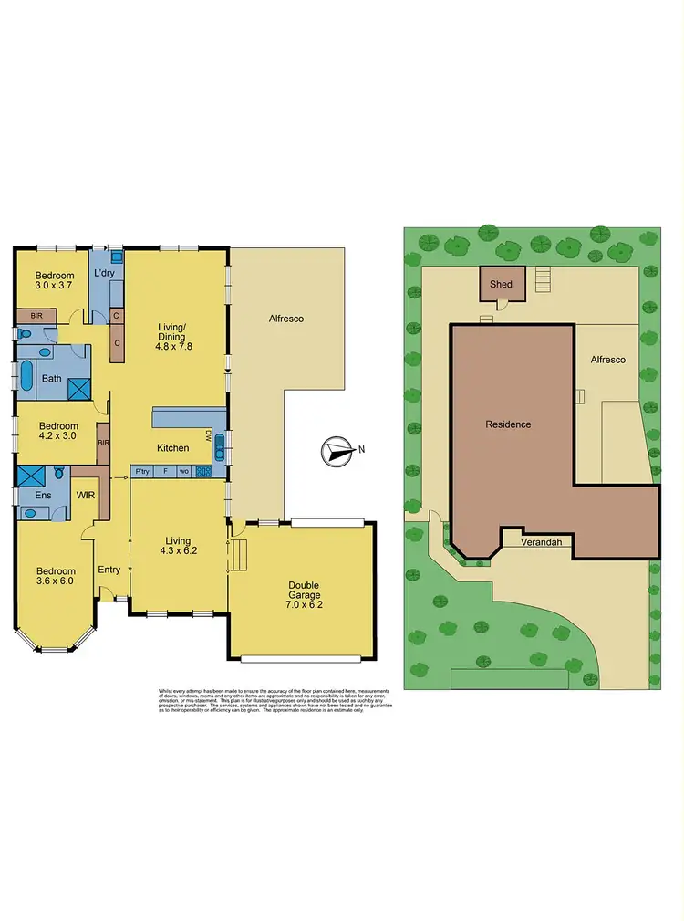 Floorplan of Homely house listing, 47 Falkiner Street, Eltham VIC 3095