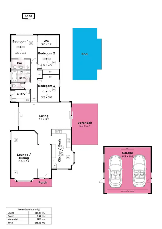 Floorplan of Homely house listing, 10 Jubilee Way, Wynn Vale SA 5127