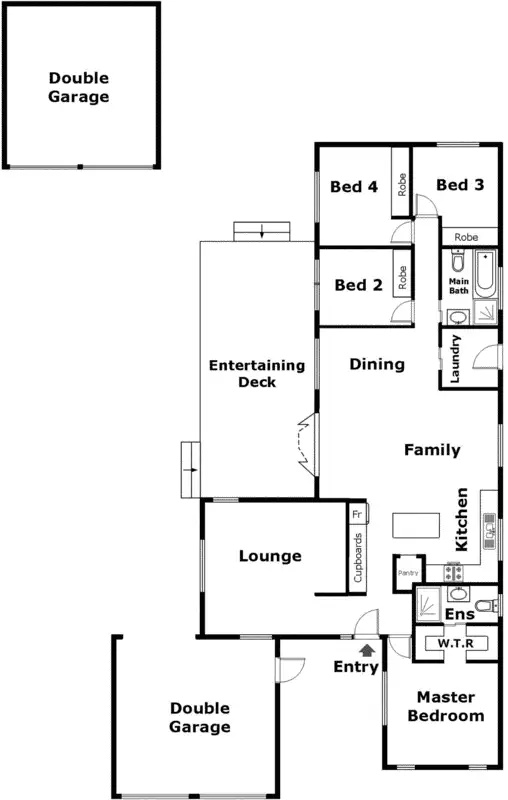 Floorplan of Homely house listing, 5 Harcus Close, Bonython ACT 2905