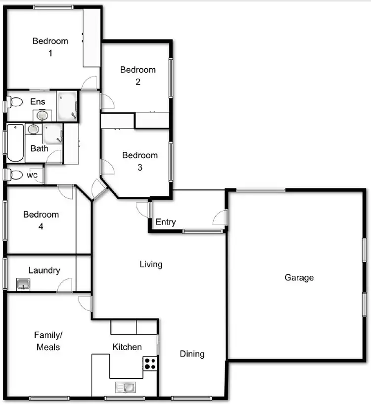 Floorplan of Homely house listing, Address available on request