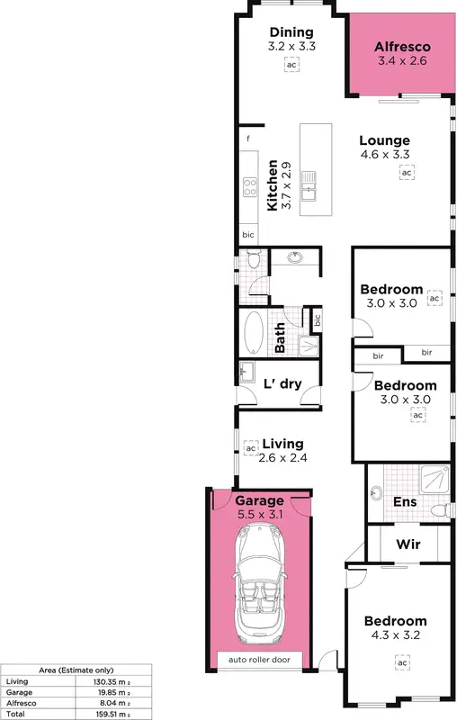 Floorplan of Homely house listing, 4A Rathlin Avenue, Marion SA 5043