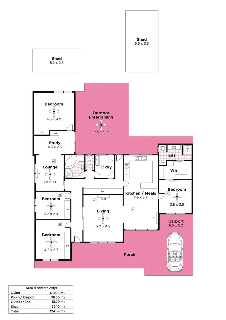 Floorplan of Homely house listing, 7 Kingston Avenue, Hope Valley SA 5090