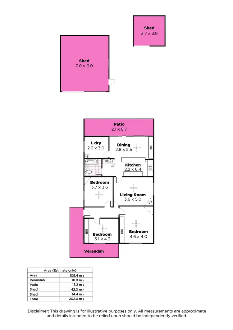 Floorplan of Homely house listing, 71 Vine Street, Prospect SA 5082