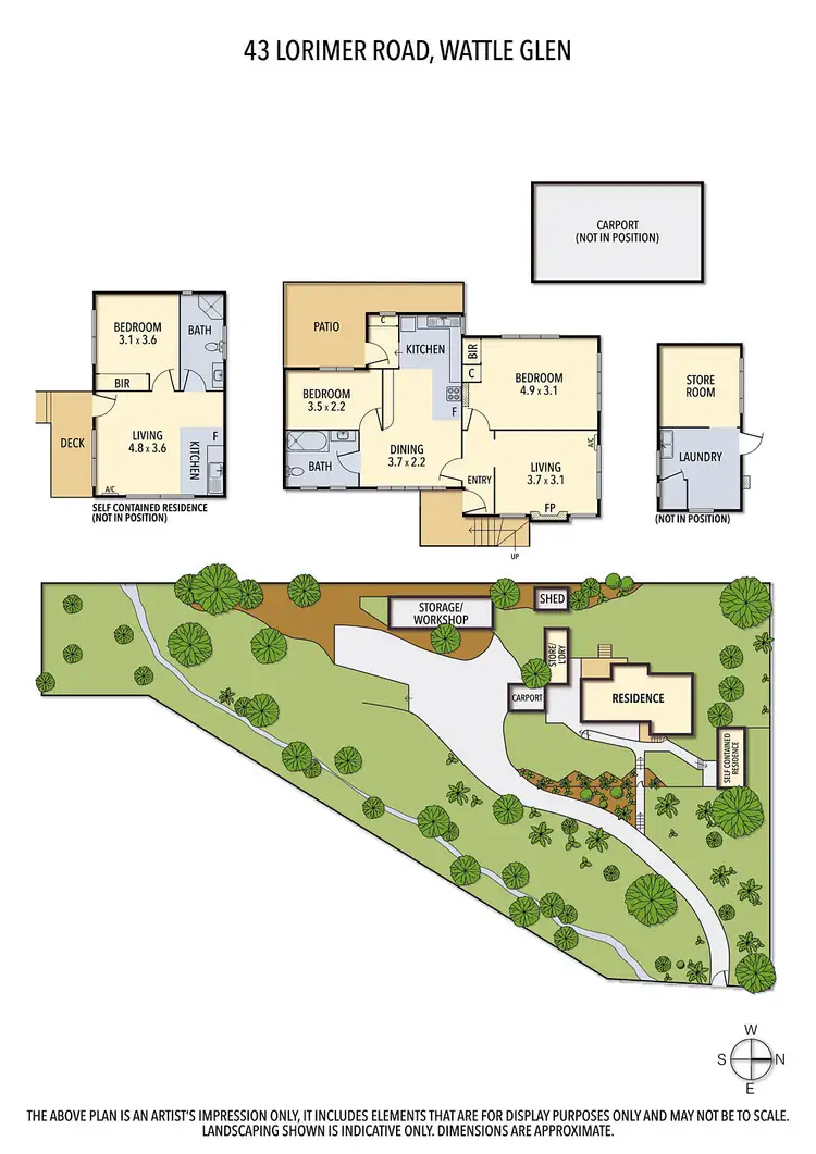 Floorplan of Homely house listing, 43 Lorimer Road, Wattle Glen VIC 3096