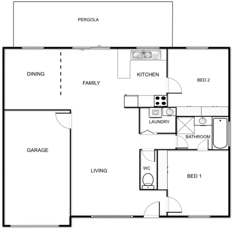 Floorplan of Homely house listing, 11 Fleay Place, Dunlop ACT 2615