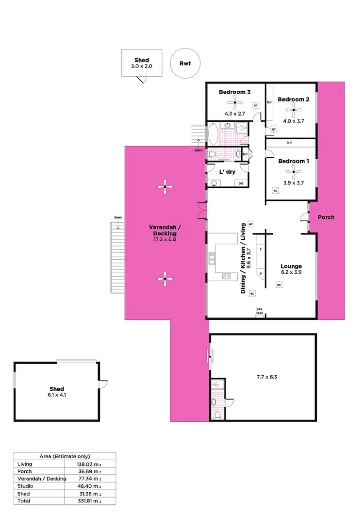 Floorplan of Homely house listing, 11 Tallarook Road, Hawthorndene SA 5051