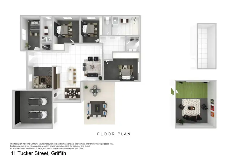 Floorplan of Homely house listing, 11 Tucker Street, Griffith NSW 2680