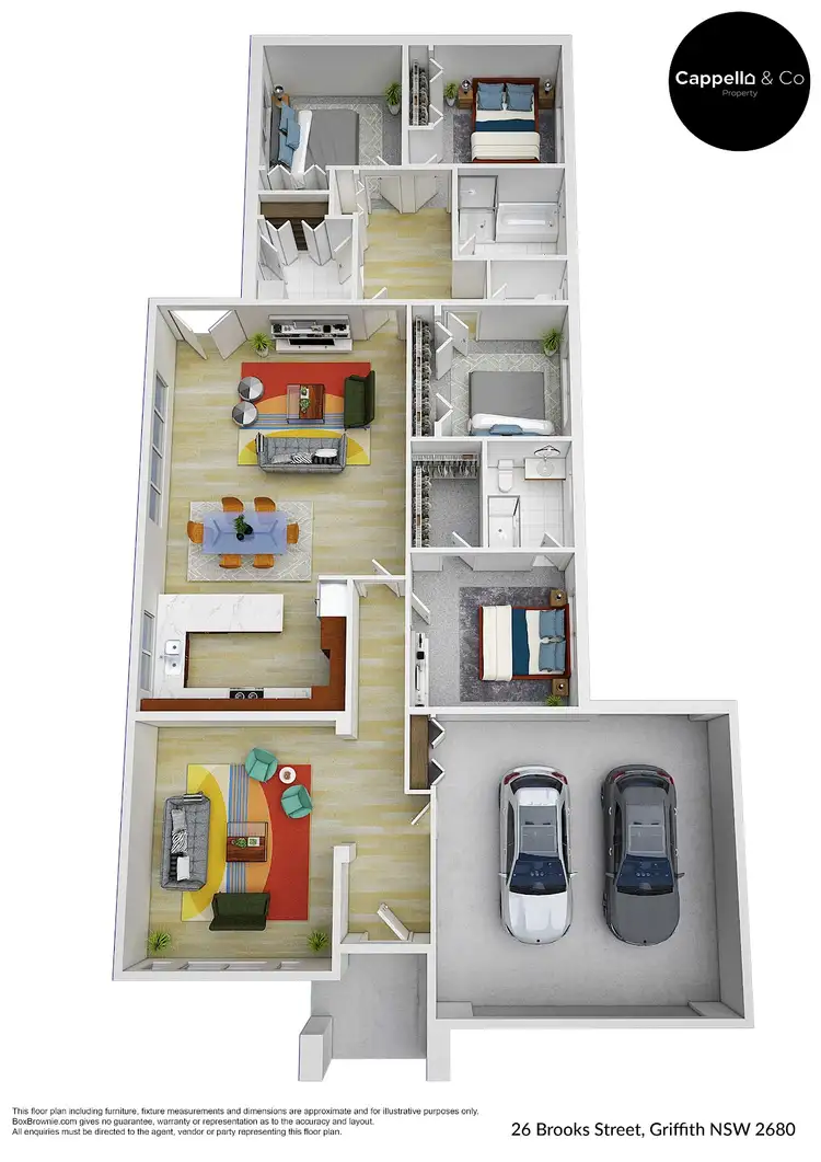 Floorplan of Homely house listing, 26 Brooks Street, Griffith NSW 2680