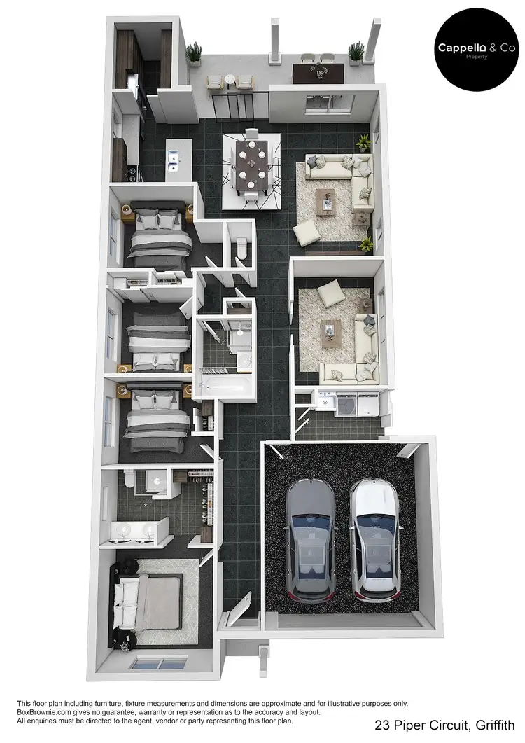 Floorplan of Homely house listing, 23 Piper Circuit, Griffith NSW 2680