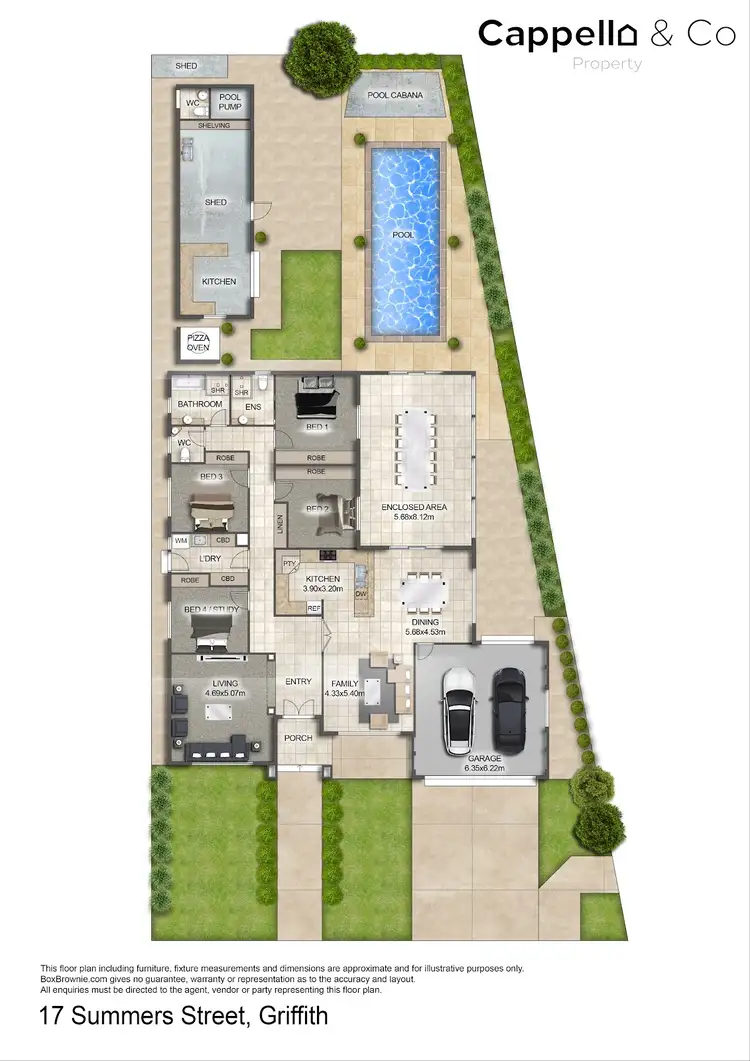 Floorplan of Homely house listing, 17 Summers Street, Griffith NSW 2680