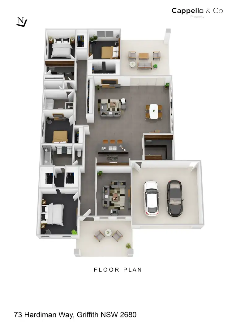 Floorplan of Homely house listing, 73 Hardiman Way, Griffith NSW 2680