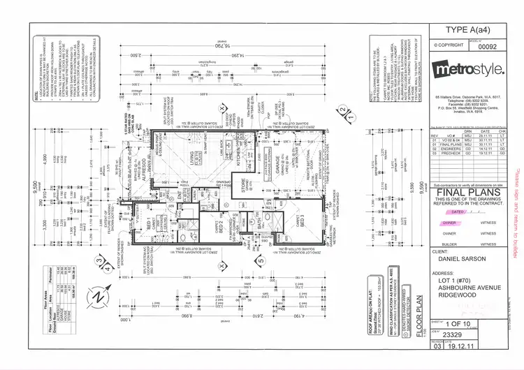 Floorplan of Homely house listing, 70 Ashbourne Avenue, Ridgewood WA 6030