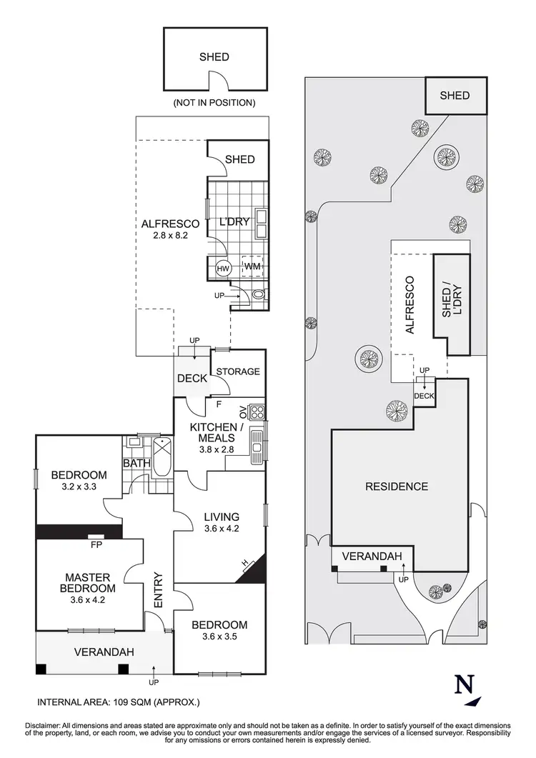 Floorplan of Homely house listing, 318 Albion Street, Brunswick VIC 3056