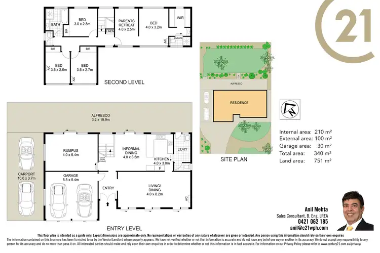 Floorplan of Homely house listing, 4 Tunbridge Place, Cherrybrook NSW 2126