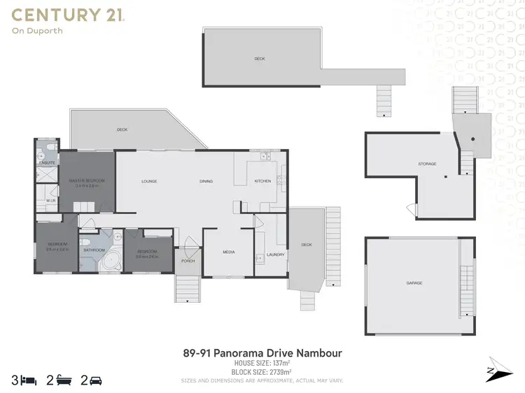 Floorplan of Homely house listing, 89-91 Panorama Drive, Nambour QLD 4560