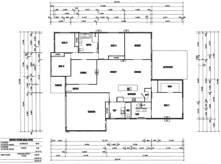 Floorplan of Homely house listing, 34 Scenic Drive, Southside QLD 4570