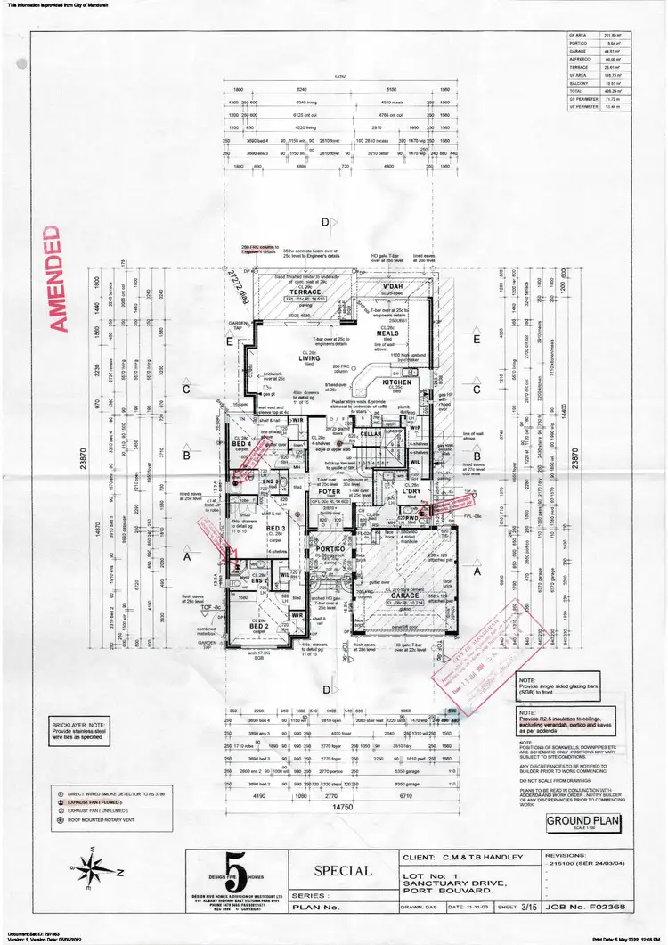 Floorplan of Homely house listing, 124 Sanctuary Circuit, Dawesville WA 6211