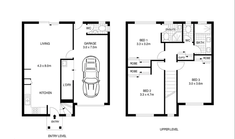 Floorplan of Homely townhouse listing, 5/46 Sandgate Road, Wallsend NSW 2287
