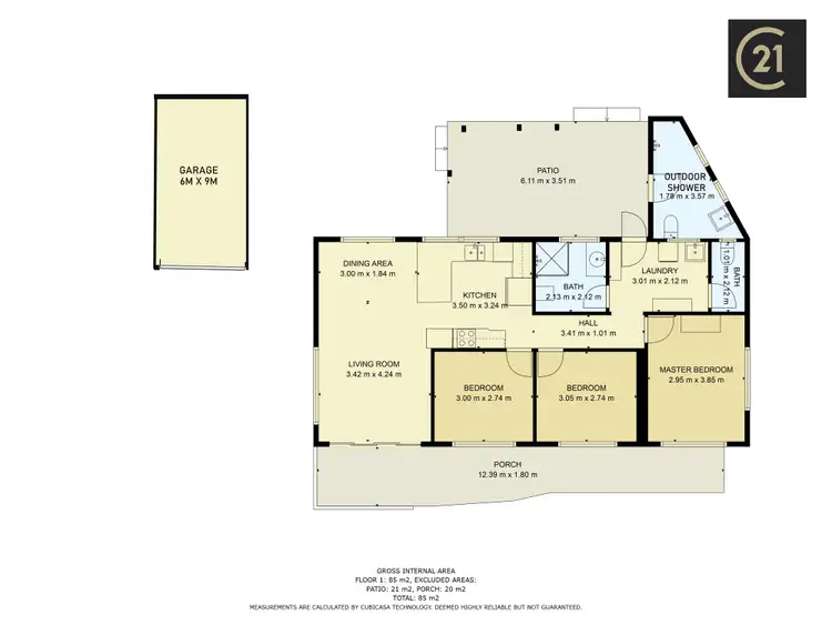 Floorplan of Homely house listing, 10 King Street, Tin Can Bay QLD 4580