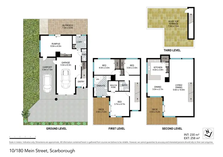 Floorplan of Homely townhouse listing, 10/180 Mein Street, Scarborough QLD 4020