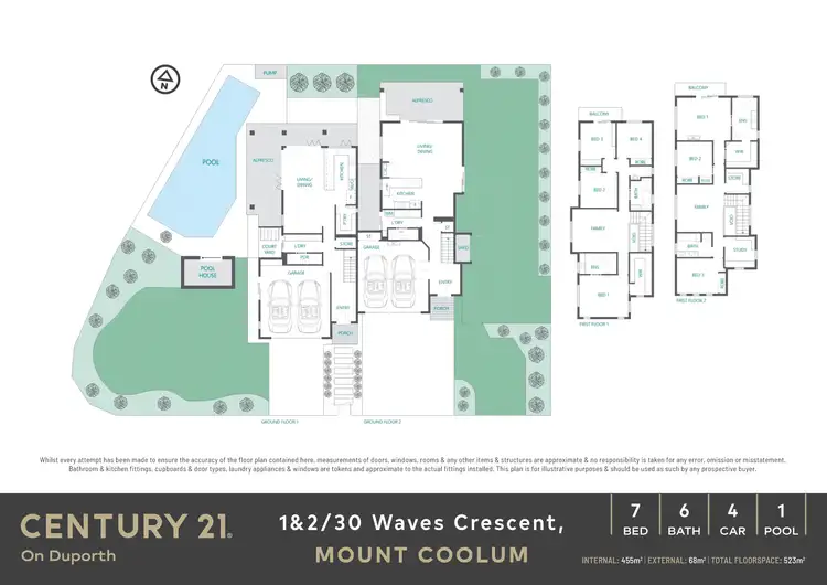 Floorplan of Homely semi-detached listing, 2/30 Wave Crescent, Mount Coolum QLD 4573
