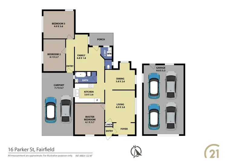 Floorplan of Homely house listing, 16 Parker Street, Fairfield NSW 2165