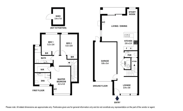Floorplan of Homely townhouse listing, 8/1 Maurice Street, Dandenong VIC 3175