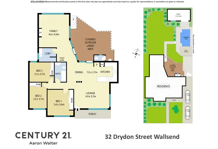 Floorplan of Homely house listing, 32 Drydon Street, Wallsend NSW 2287