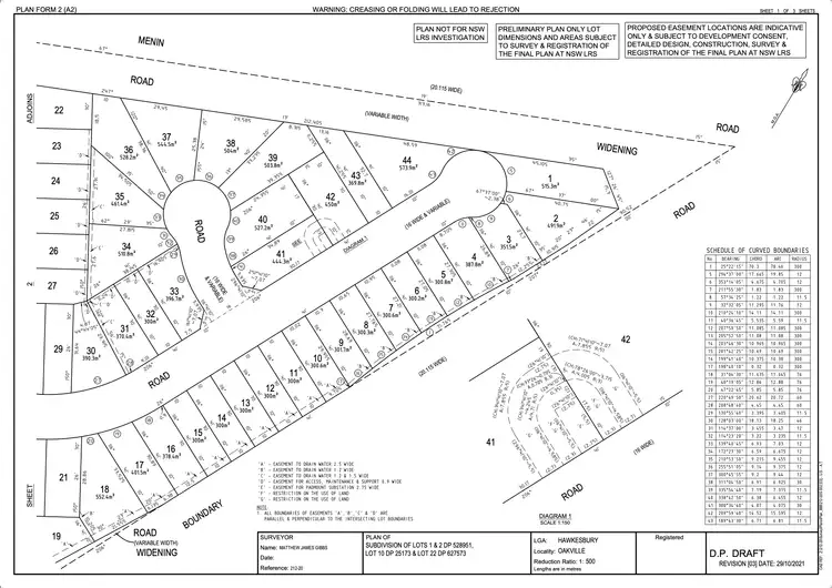 Floorplan of Homely land listing, Lot 6 138 Menin Road, Oakville NSW 2765