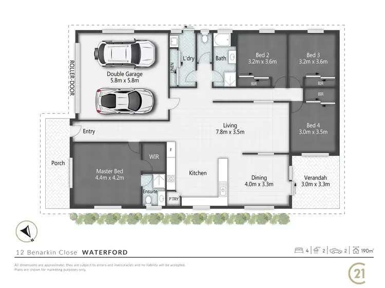 Floorplan of Homely house listing, 12 Benarkin Close, Waterford QLD 4133