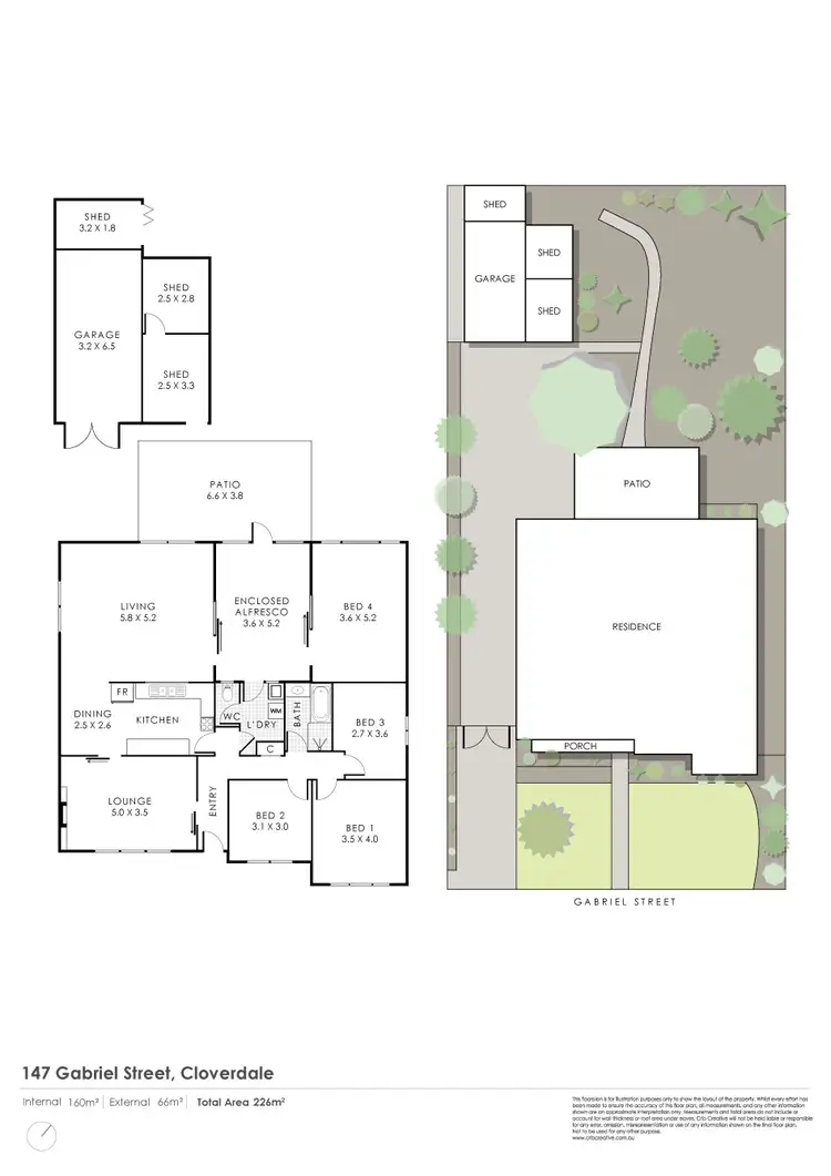 Floorplan of Homely house listing, 147 Gabriel Street, Cloverdale WA 6105