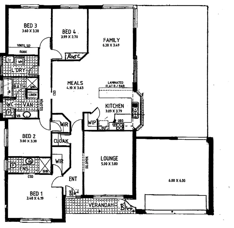 Floorplan of Homely house listing, 23 Third Street, Napperby SA 5540